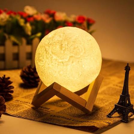 High Quality LED Moon Light Lamp With Stand