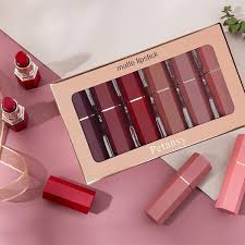 6 Pcs High Pigmented Lipstick Set
