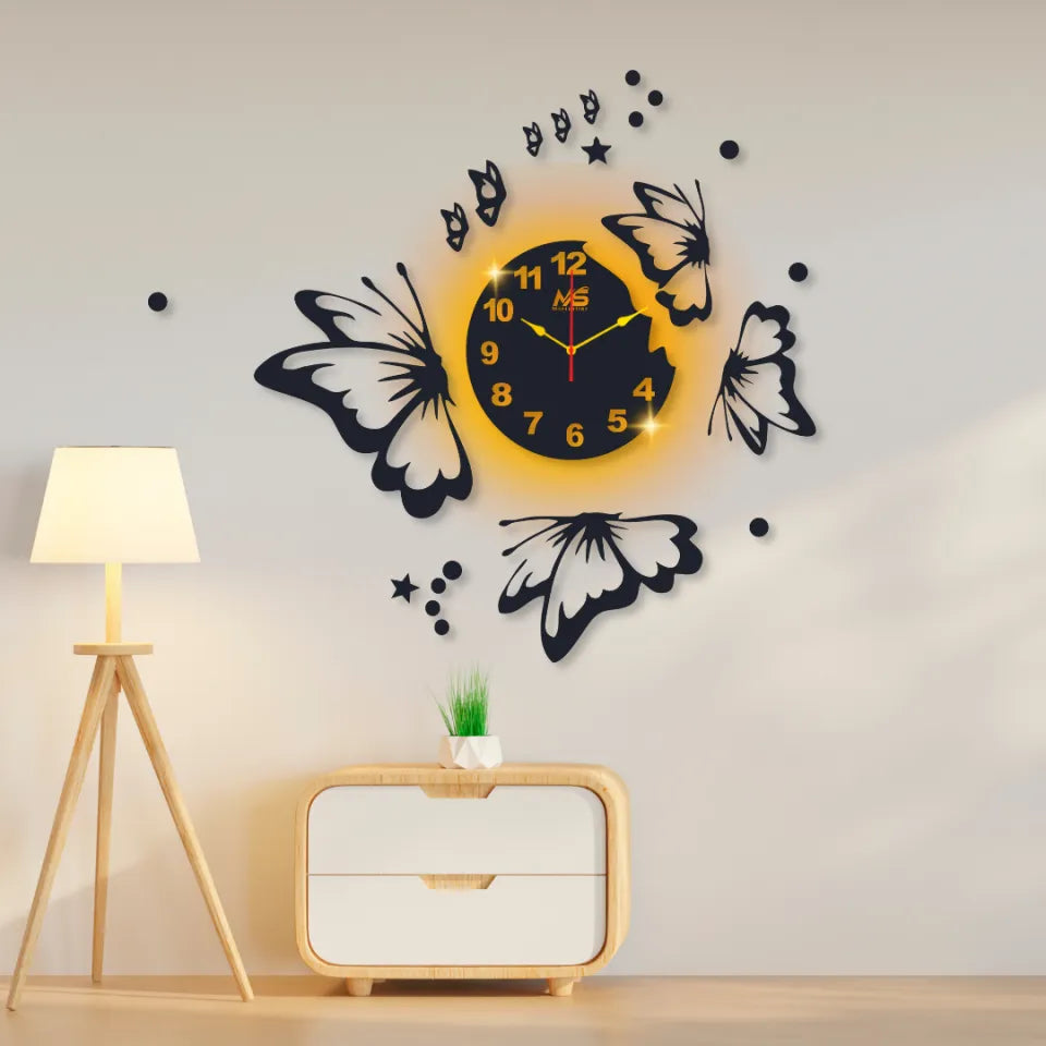Wall Hanging Wooden Wall Clock,