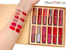 tMocallure 12-Piece High Pigment Lip Gloss Se