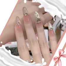 Luxury Pink Nail Tips Set – 12 PCS